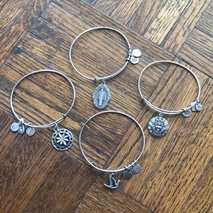 Alex and Ani Silver Bracelets